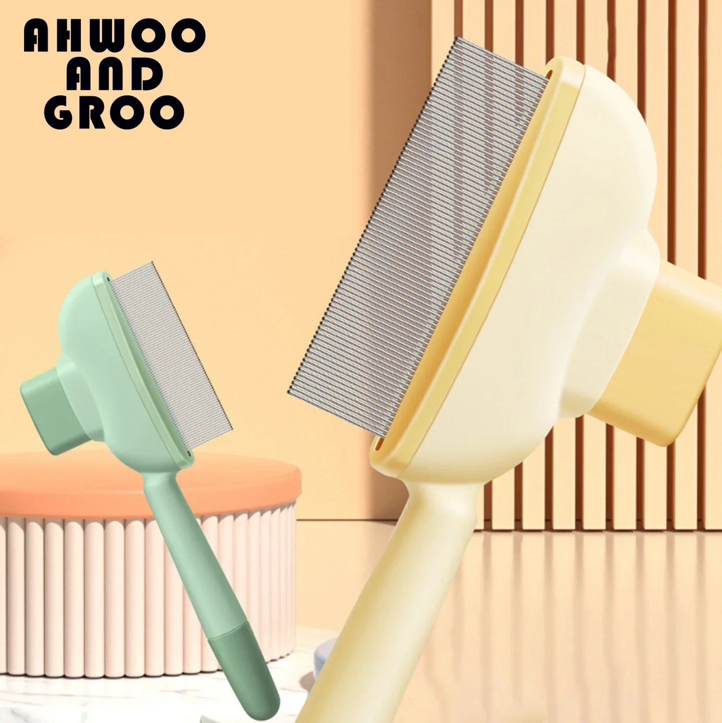 Pet Cat Comb Cat and Dog Hair Removal Brush Cleaning Hair Cleaner Beauty Cleaning Supplies Cat and Dog Universal Pet Supplies