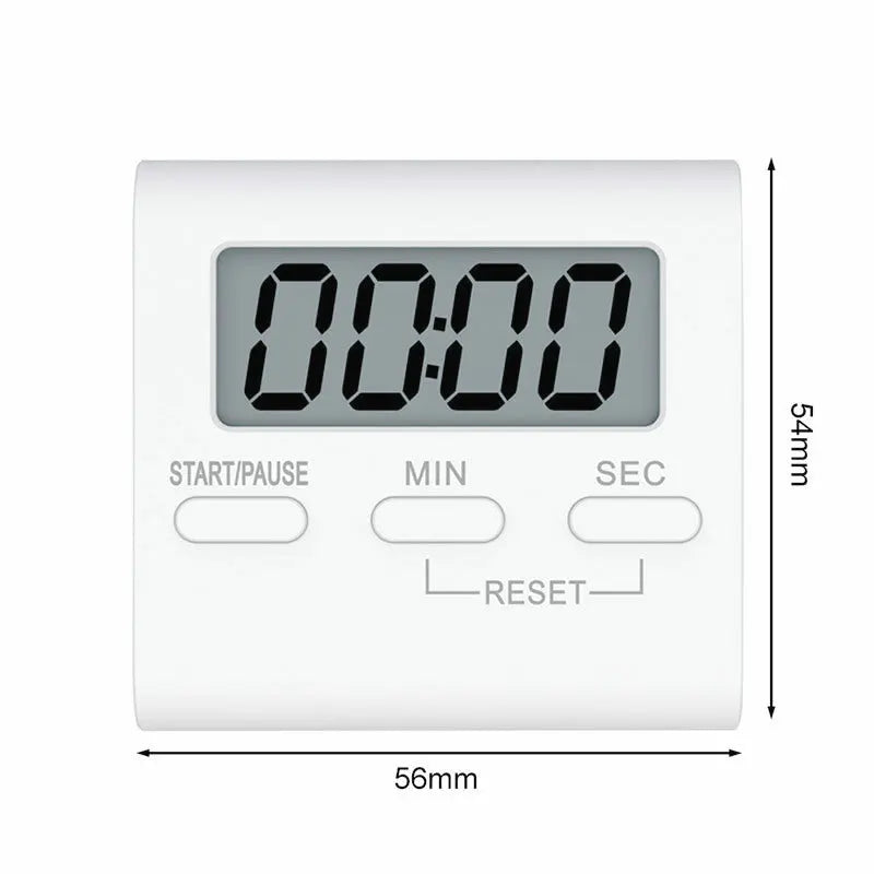 Digital Kitchen Timer Cooking Timer LCD Digital Manual Countdown Timer Mechanical Digital Kitchen Timer Magnetic Kitchen Gadgets