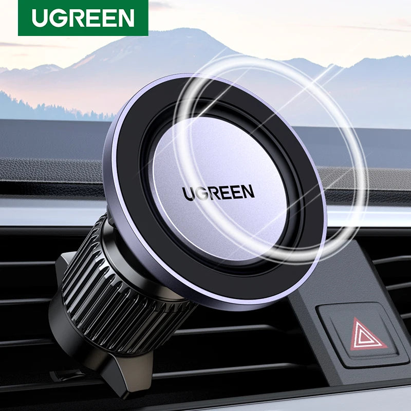UGREEN StrongMag™ Magnetic Car Holder – Secure MagSafe Mount for iPhone & Androi
