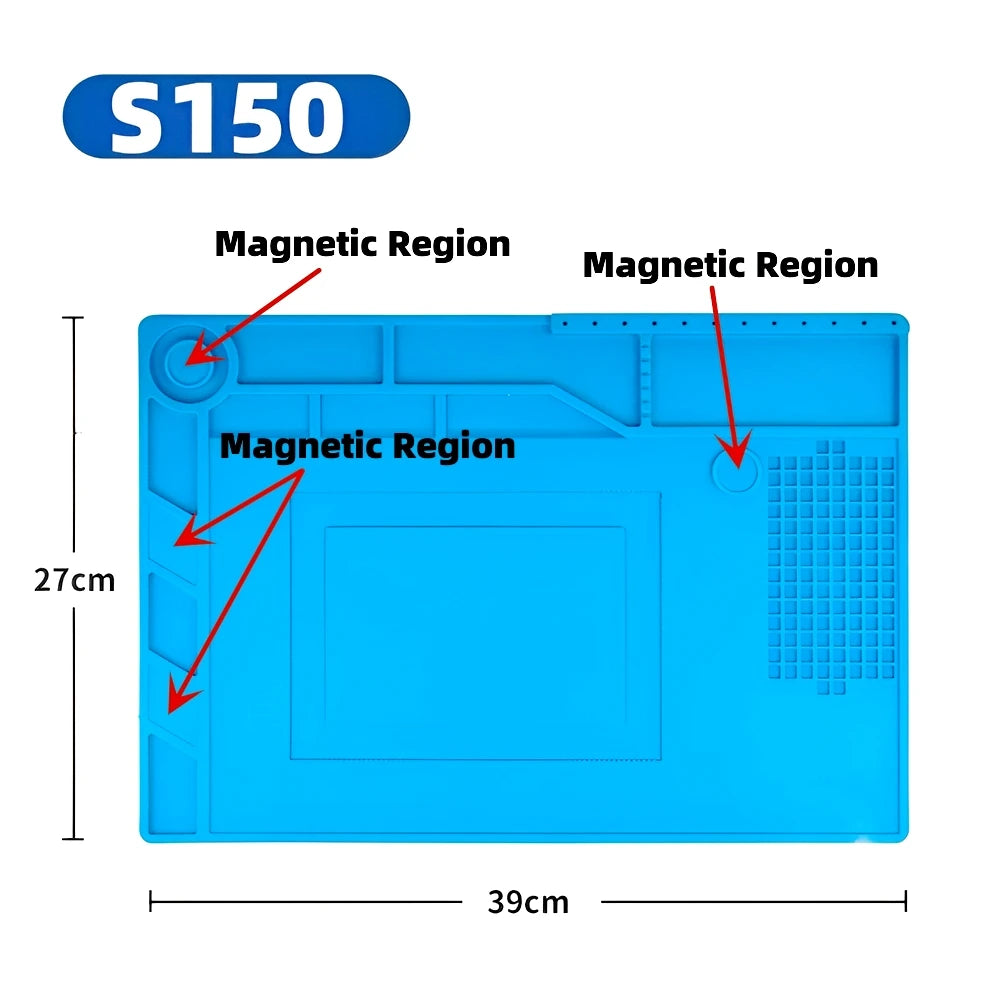 ESD Heat Insulation Soldering Mat Computer Phone Repair Tool Kit Working Silicone Repair Pad Heatresistant Maintenance Platform