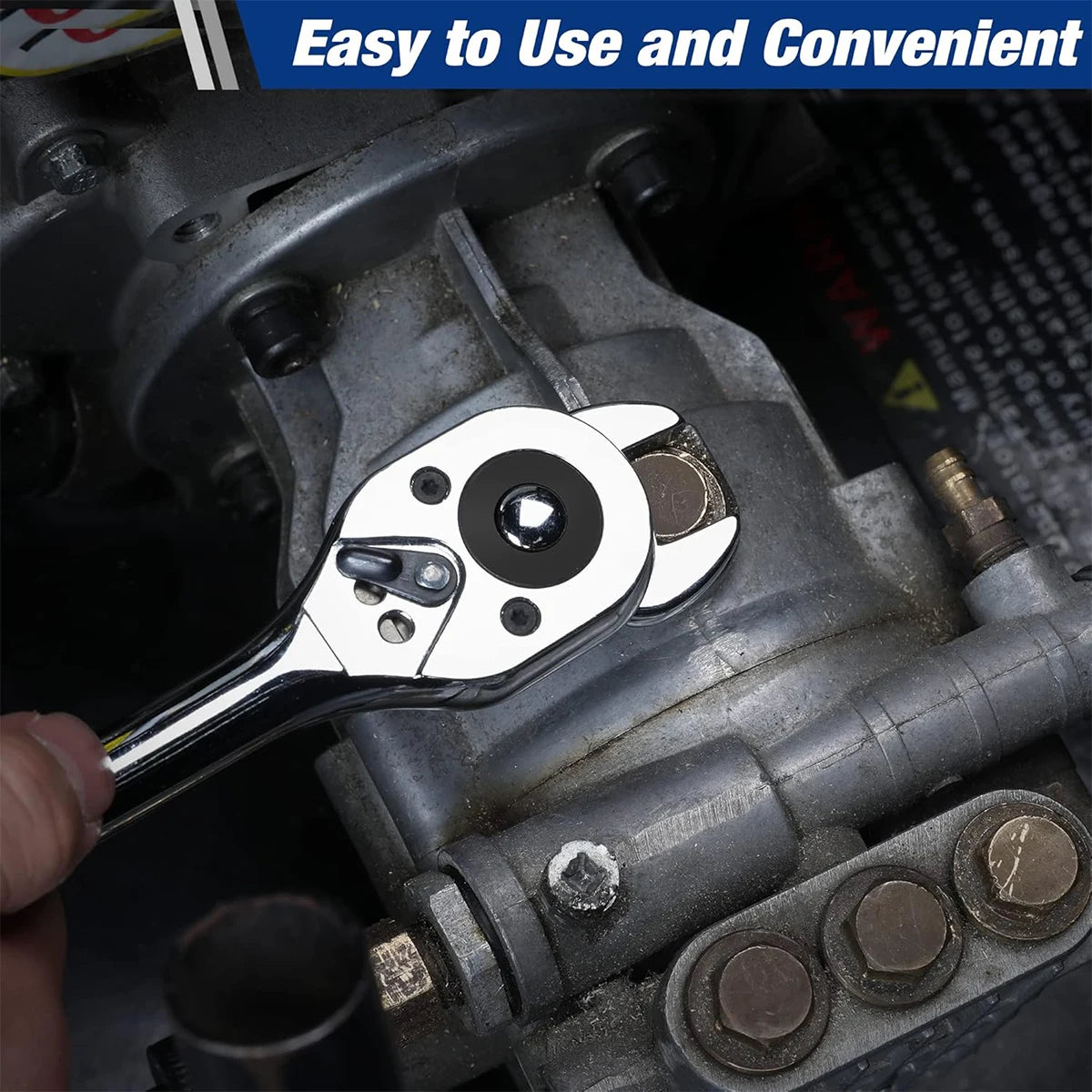 8Pcs Drive Crowfoot Wrench Set Inch/Metric Chrome Plated Crow Foot Metric Keys Set Multitool