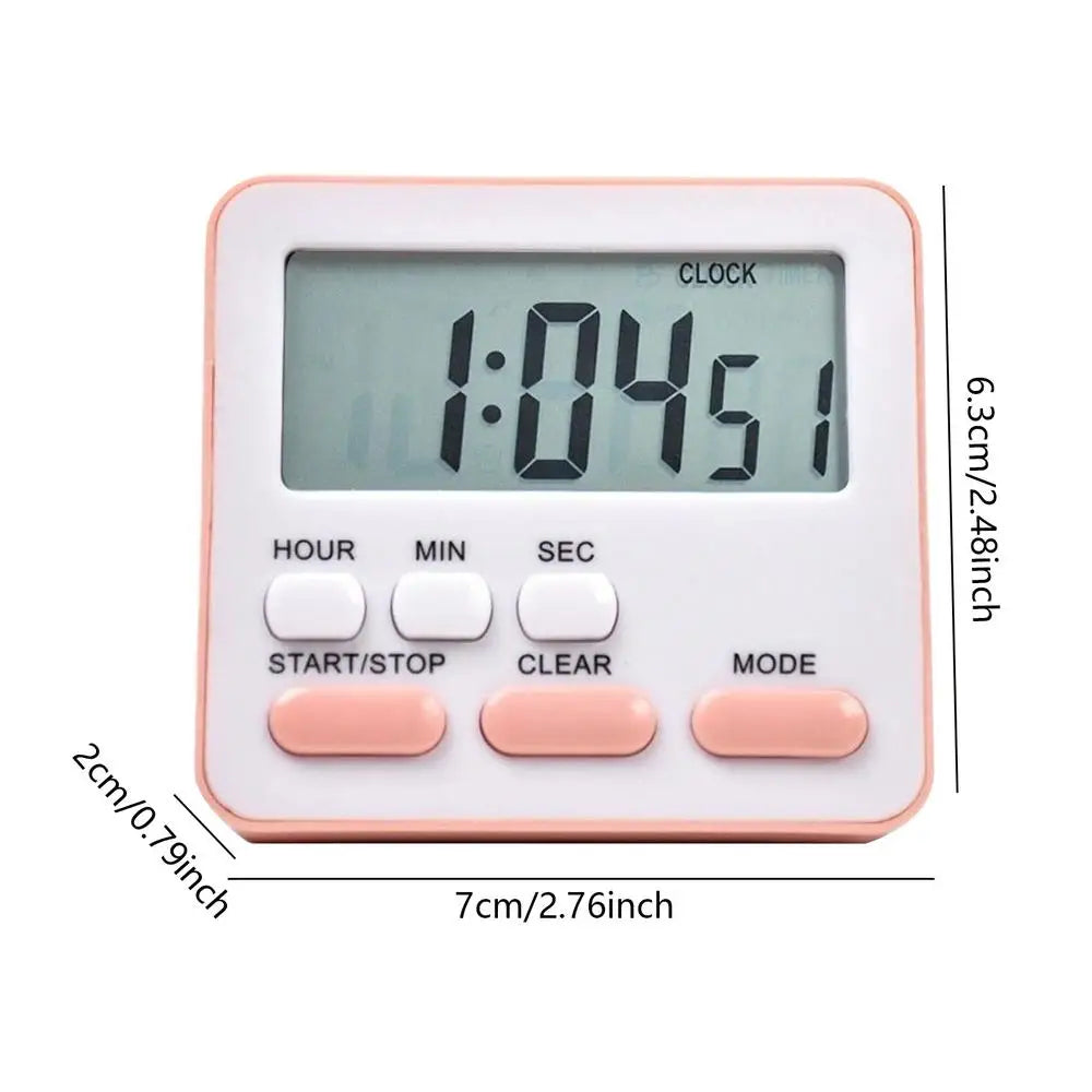 new Digital Kitchen Timer With Large Display 24-Hour Countdown Alarm For Cooking Baking, Study Workout Games & Classroom