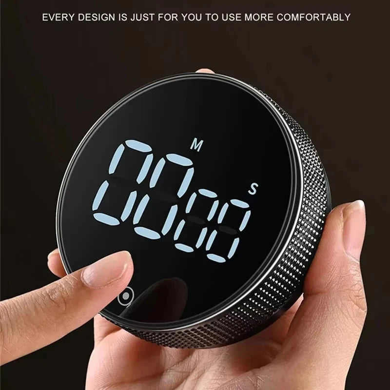 Magnetic Kitchen Timer Digital Timer Kitchen Shower Study Stopwatch LED Counter Alarm Remind Manual Electronic Countdown