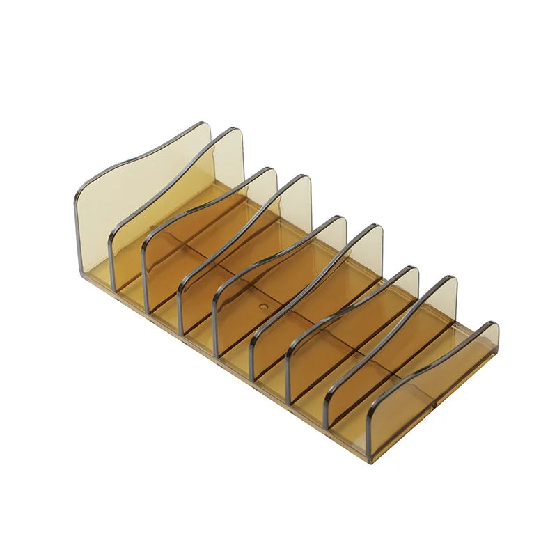 DVD/CD Organizer,Eyeshadow Palette Storage Tray Cosmetics Rack Makeup Tools Compartment Holder Sunglasses Storage Shelf