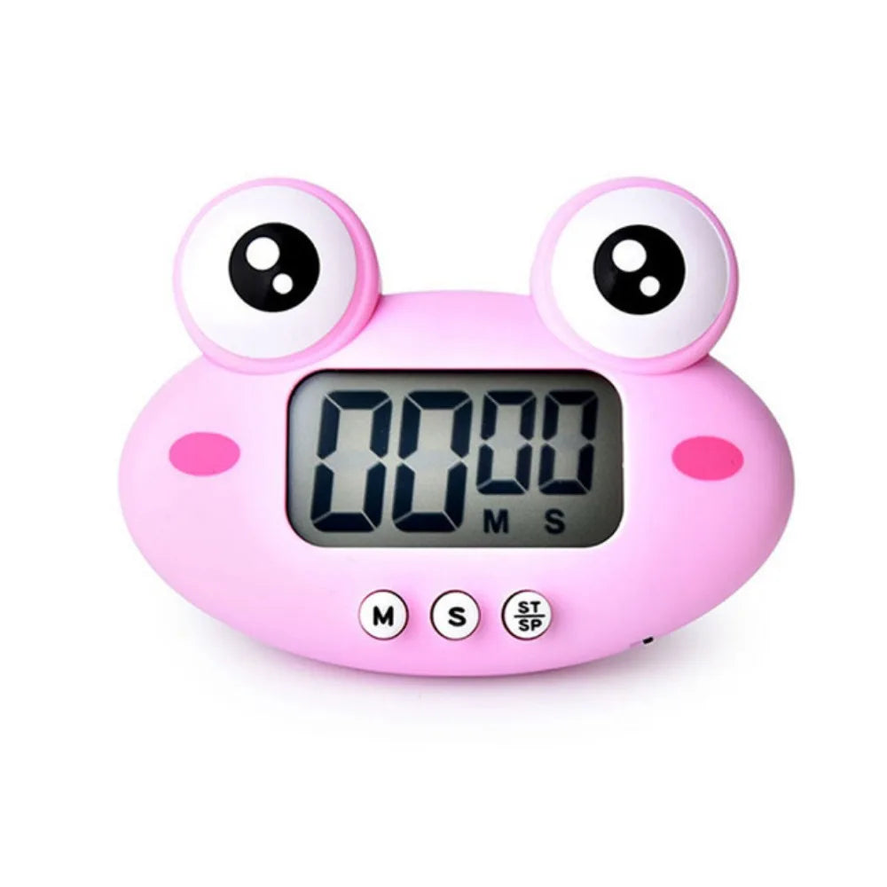 1-99 Minutes Cooking Study Work Timer Reminder For Shop Home Kitchen Gadget Cute Frogs Kitchen Electronic Digital Timer Gift